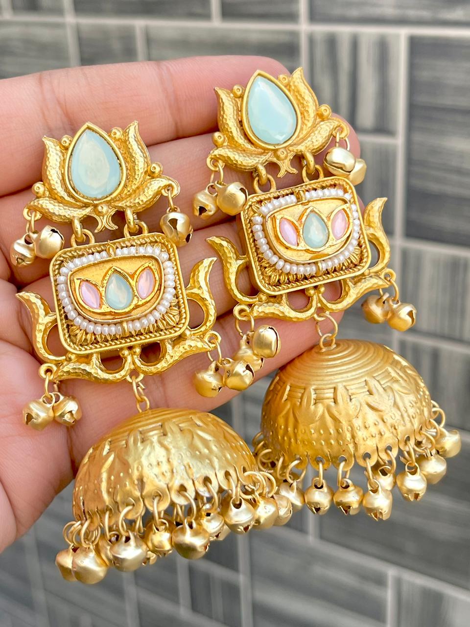 Kashmiri Big Size Jaipuri Statement Jhumkaa